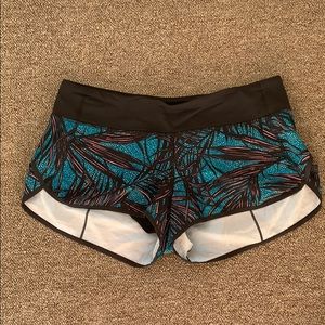 Lululemon speed shorts
